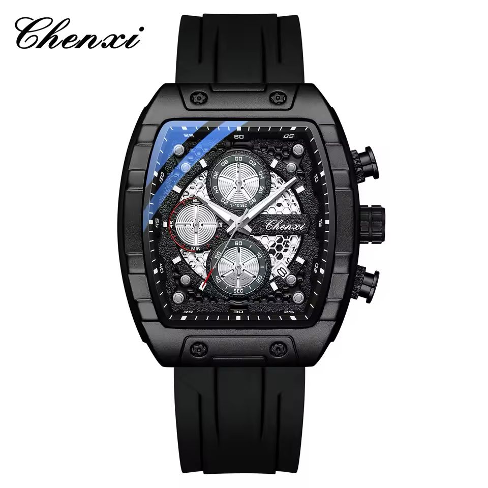 Chenxi Square Skeleton Chronograph - Image 5